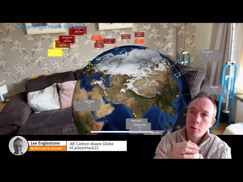 CarbonHack 2022 - Carbon Aware AR Globe