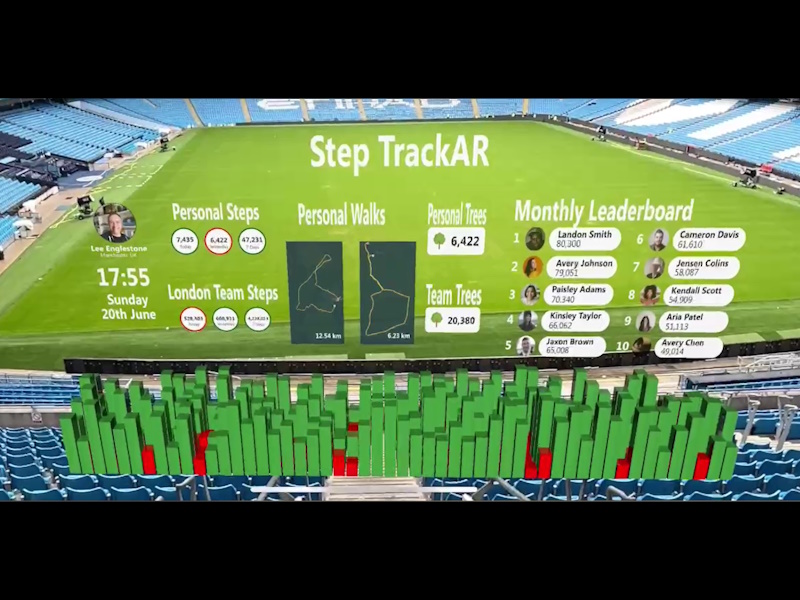 ProjectHack 19 - StepTrackAR