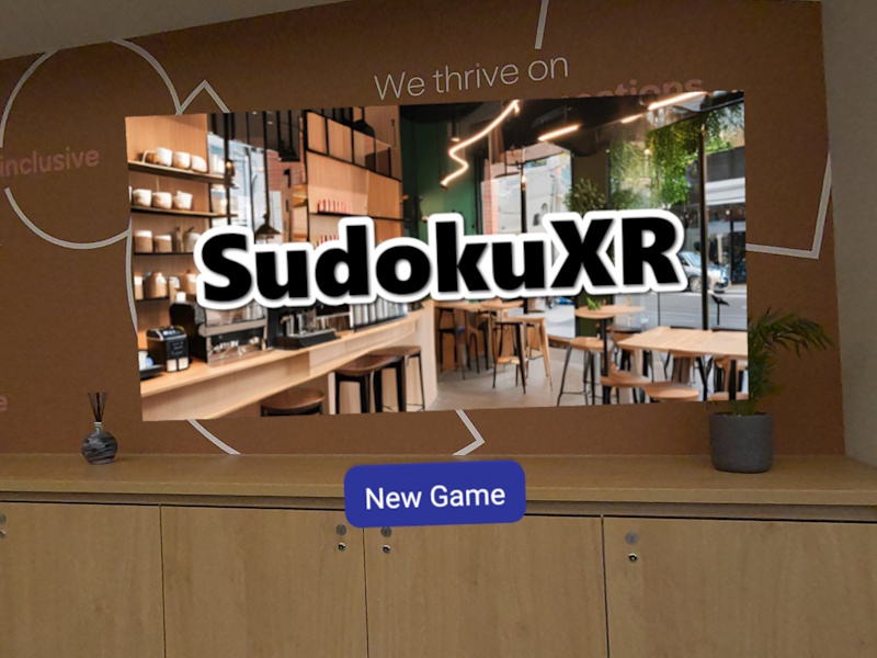 XR Design Challenge - SudokuXR